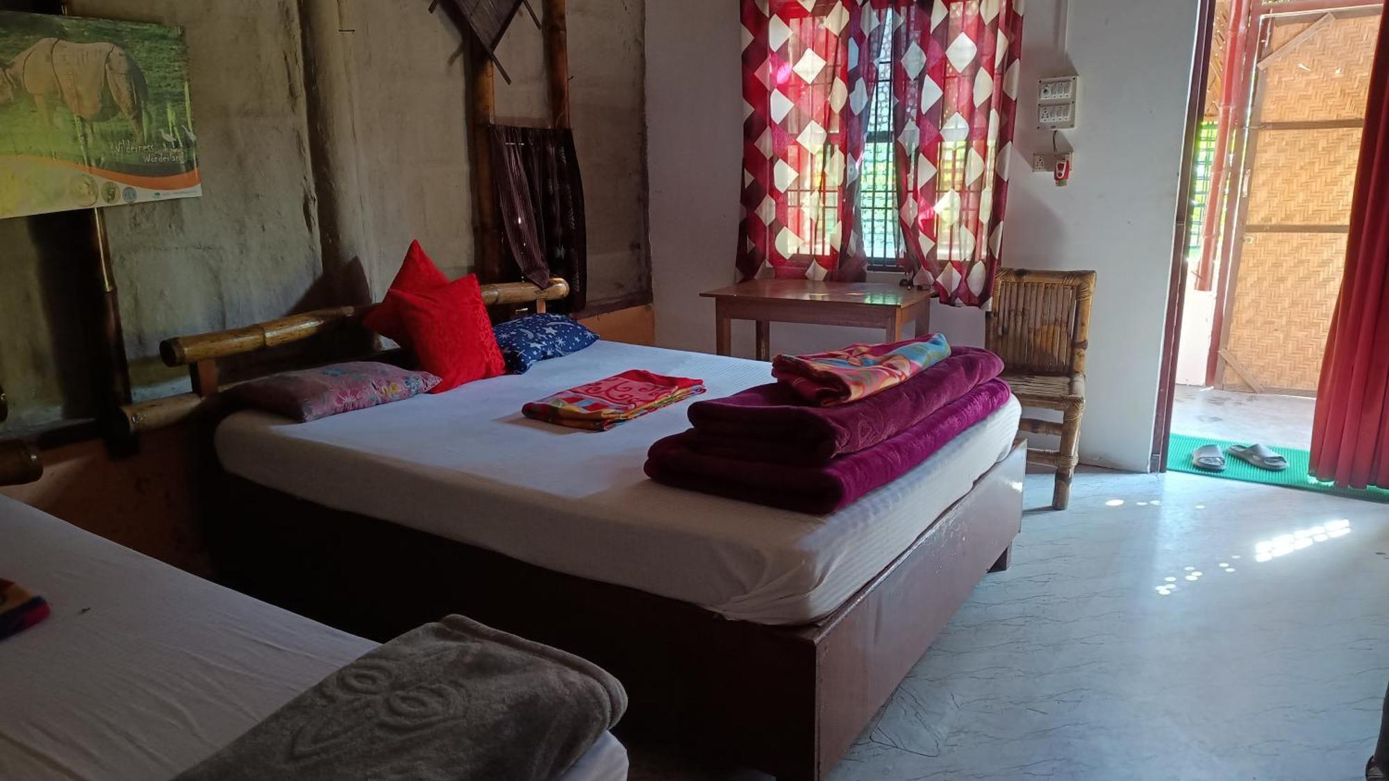 Jyoti Home Bamboo Garden Lodge Majuli Zewnętrze zdjęcie